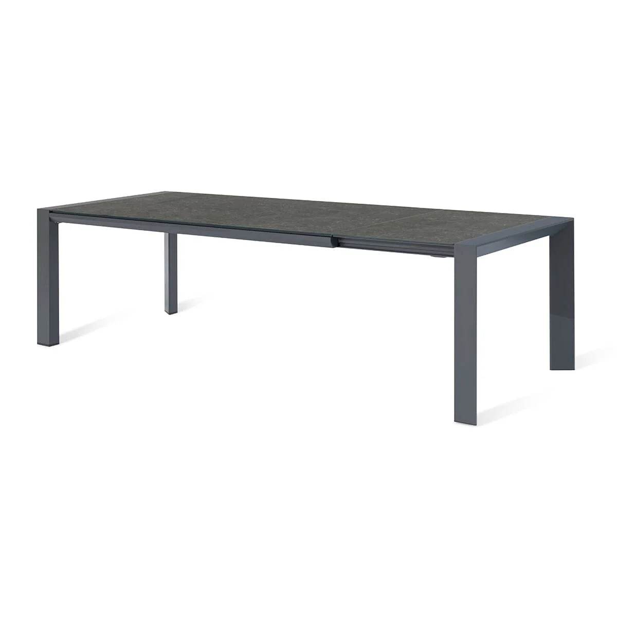 Maze AMBITION 10 Seat Extending Outdoor Fabric Dining Set - Charcoal