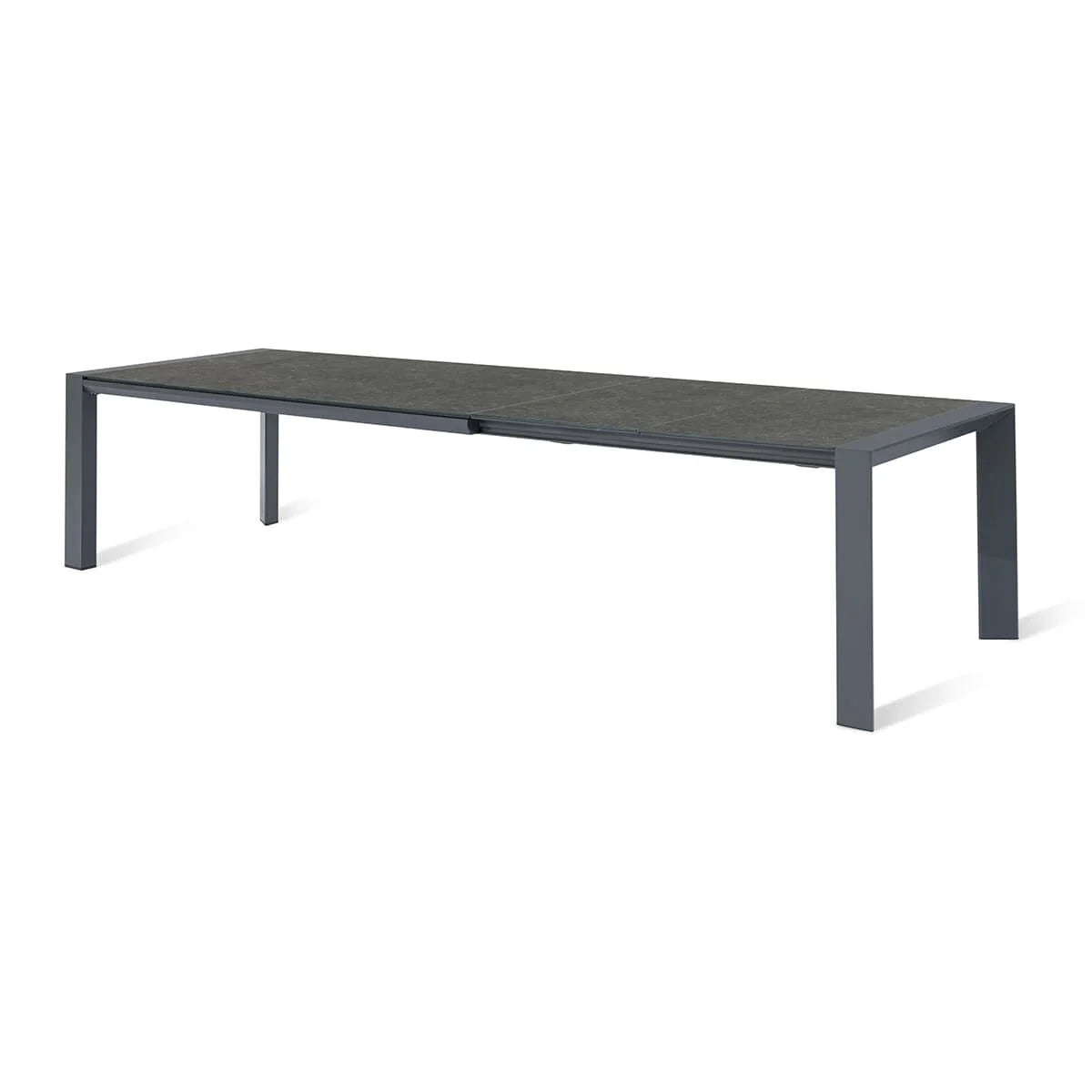 Maze AMBITION 10 Seat Extending Outdoor Fabric Dining Set - Charcoal
