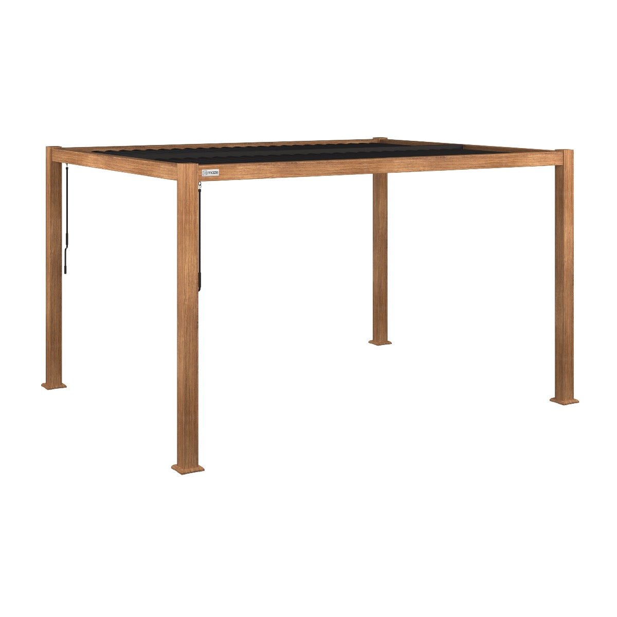 MazeMaze COMO Pergola Aluminium Rectangular 30x40 / Wood Effect FramepergolaALU - GB - 304012 - FRM16NoLuxury Garden Decor