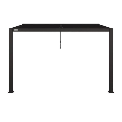 MazeMaze COMO Aluminium Lean - to Wall Pergola 3m x 4m Frame Only - GreypergolaALU - GB - LOW - 304012Luxury Garden Decor