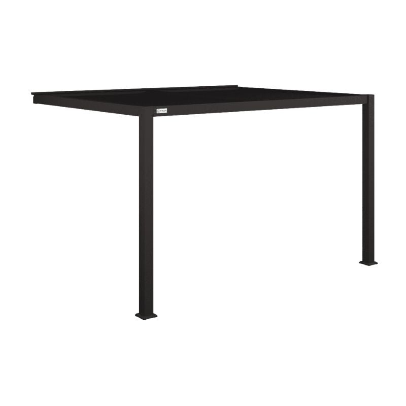 MazeMaze COMO Aluminium Lean - to Wall Pergola 3m x 4m Frame Only - GreypergolaALU - GB - LOW - 304012Luxury Garden Decor