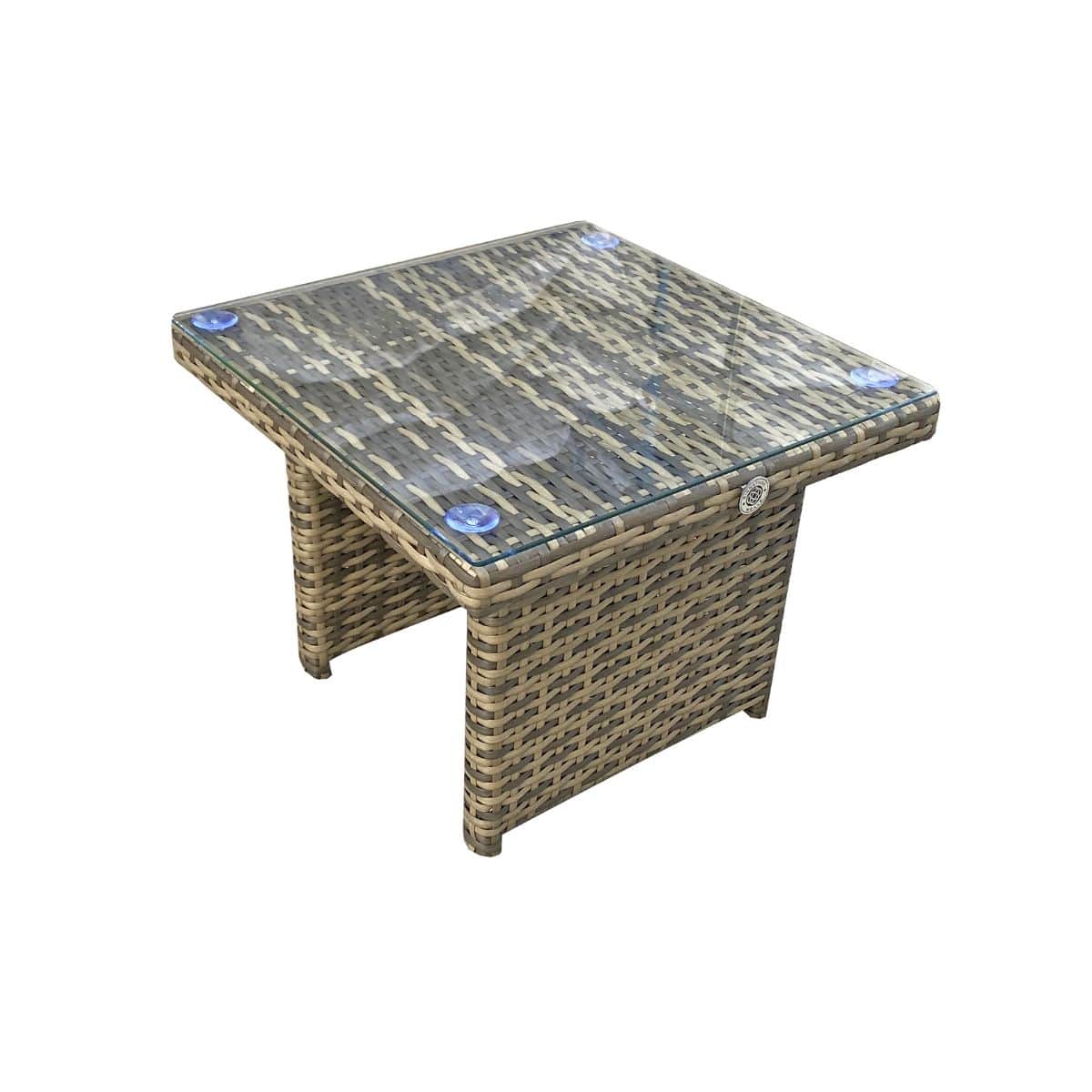 Signature WeaveSignature Weave JESSICA Pair Of Sun Loungers With Table In Nature BrownOutdoor BedJESS0408Luxury Garden Decor